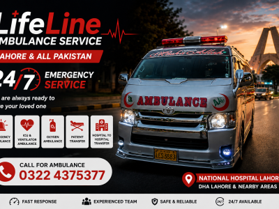LifeLine Ambulance Service Lahore and All Pakistan