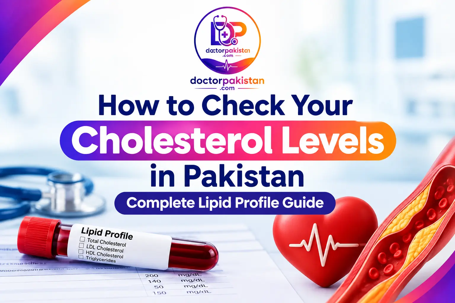How to Check Your Cholesterol Levels in Pakistan – Complete Lipid Profile Guide