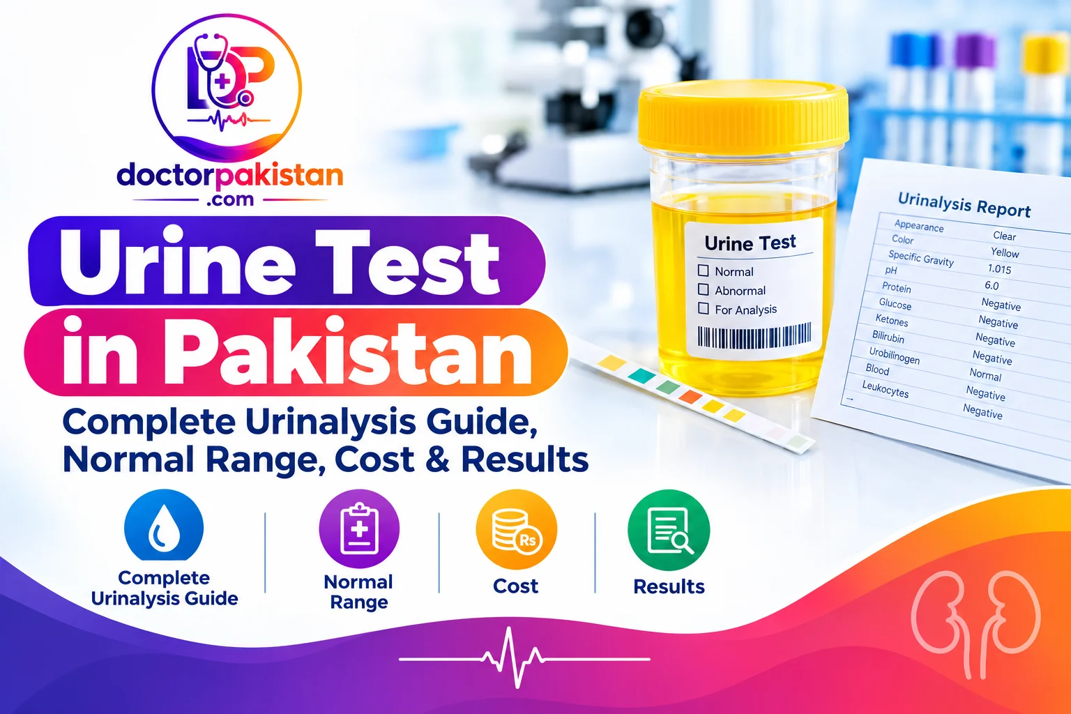 Urine Test in Pakistan – Complete Urinalysis Guide, Normal Range, Cost & Results