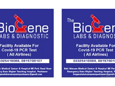 Biogene lab town collection point peshawar