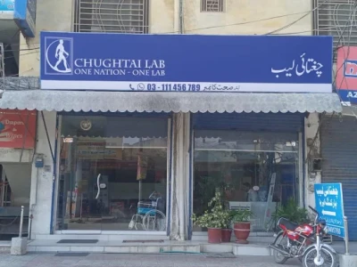 CHUGHTAI LAB,NEAR GIRLS DEGREE COLLEGE OPP TMA PLAZA HARIPUR